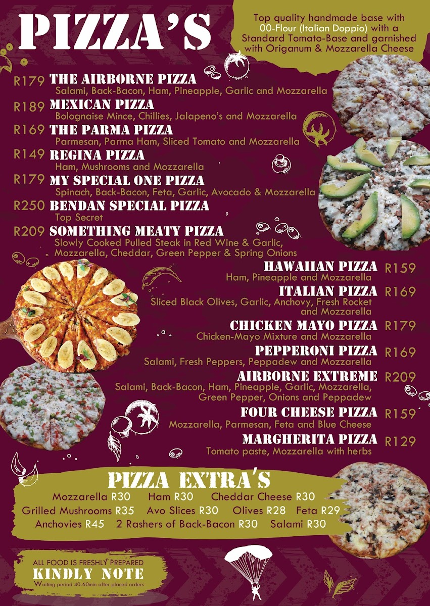 Menu Airborne Cafe Fatp-2