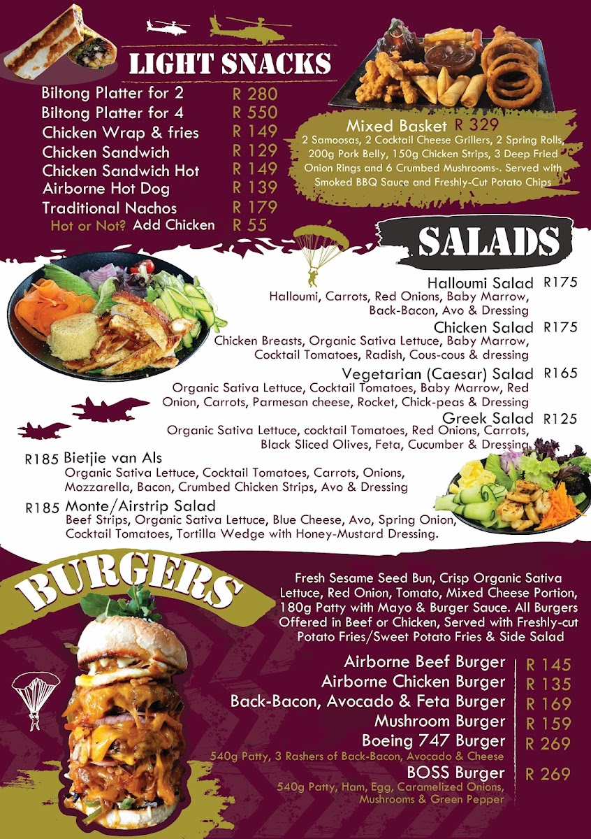 Menu Airborne Cafe Fatp-3