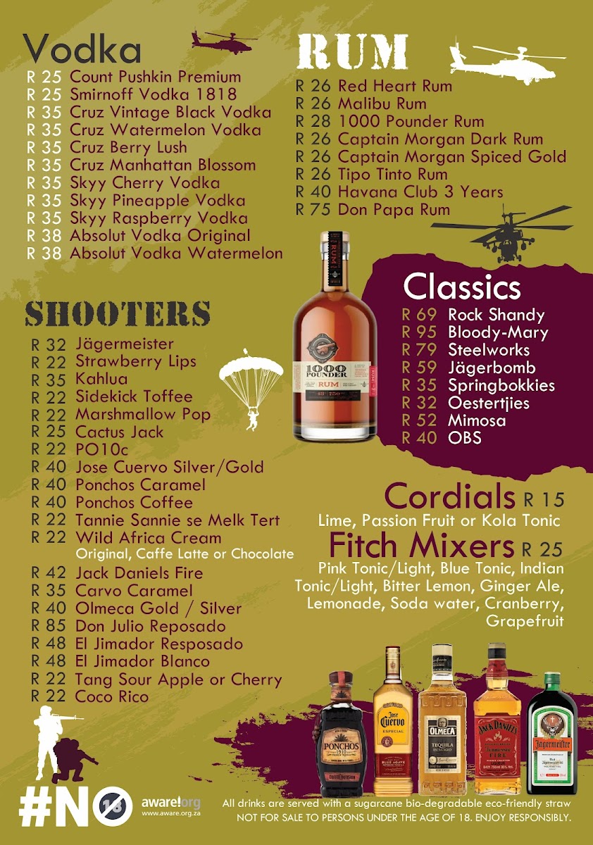 Menu Airborne Cafe Fatp-4