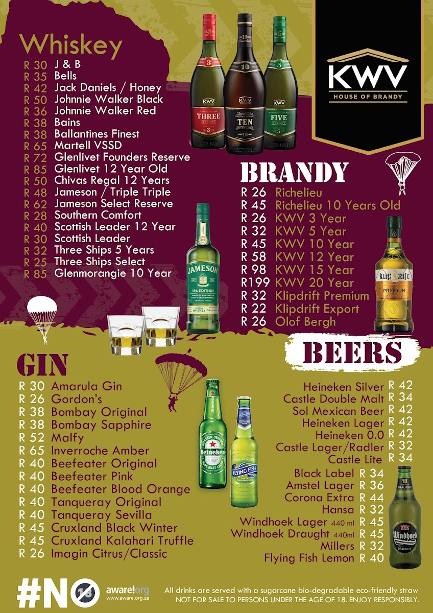 Menu Airborne Cafe Fatp-6
