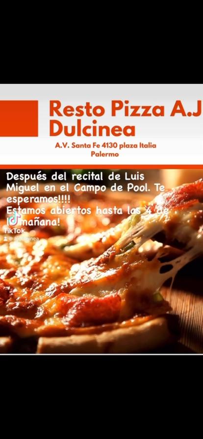 Menu Aj Dulcinea Pizza Cafe Bar-5