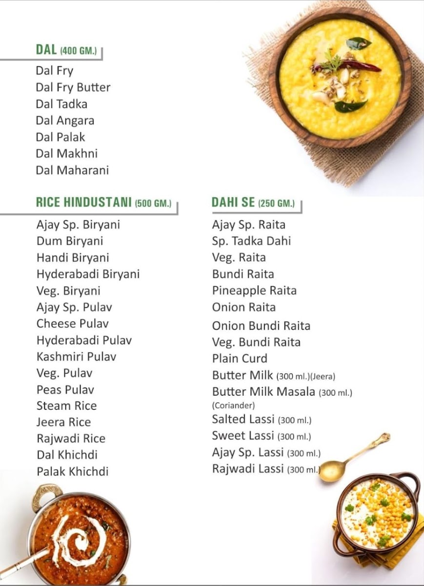 Menu Ajay Intercontinental Restaurant-10