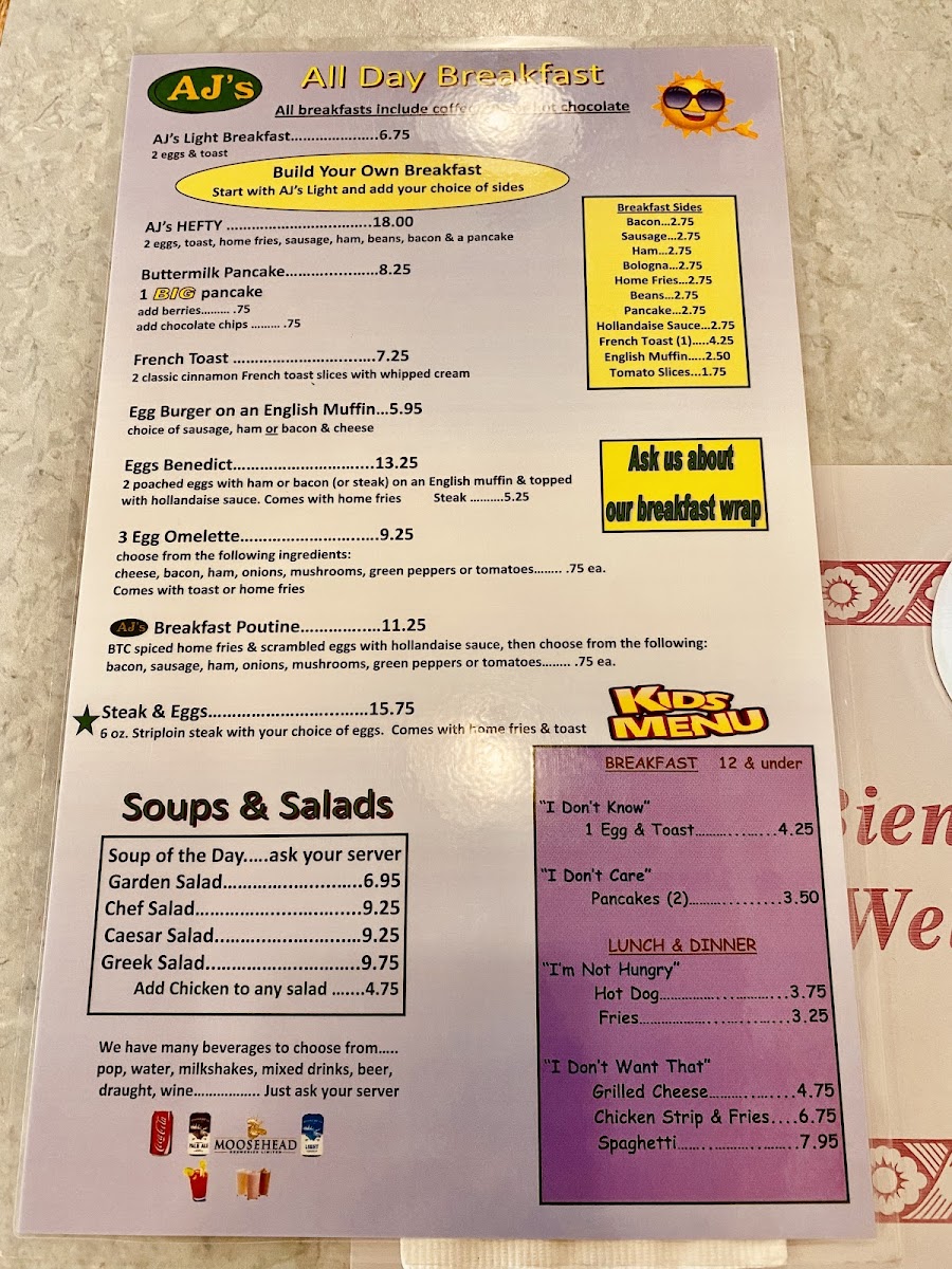 Menu Aj's Lounge & Restaurant-3