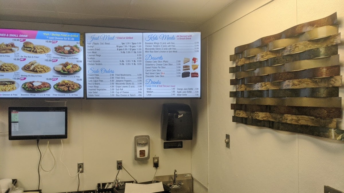 Menu Aj's Seafood Chicken & Grill-10