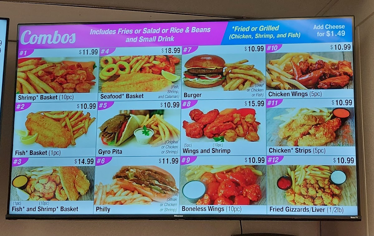 Menu Aj's Seafood Chicken & Grill-5