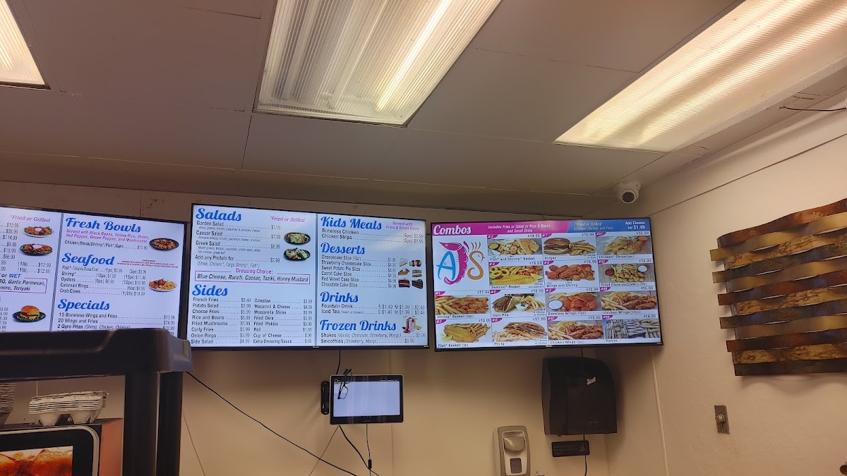 Menu Aj's Seafood Chicken & Grill-6