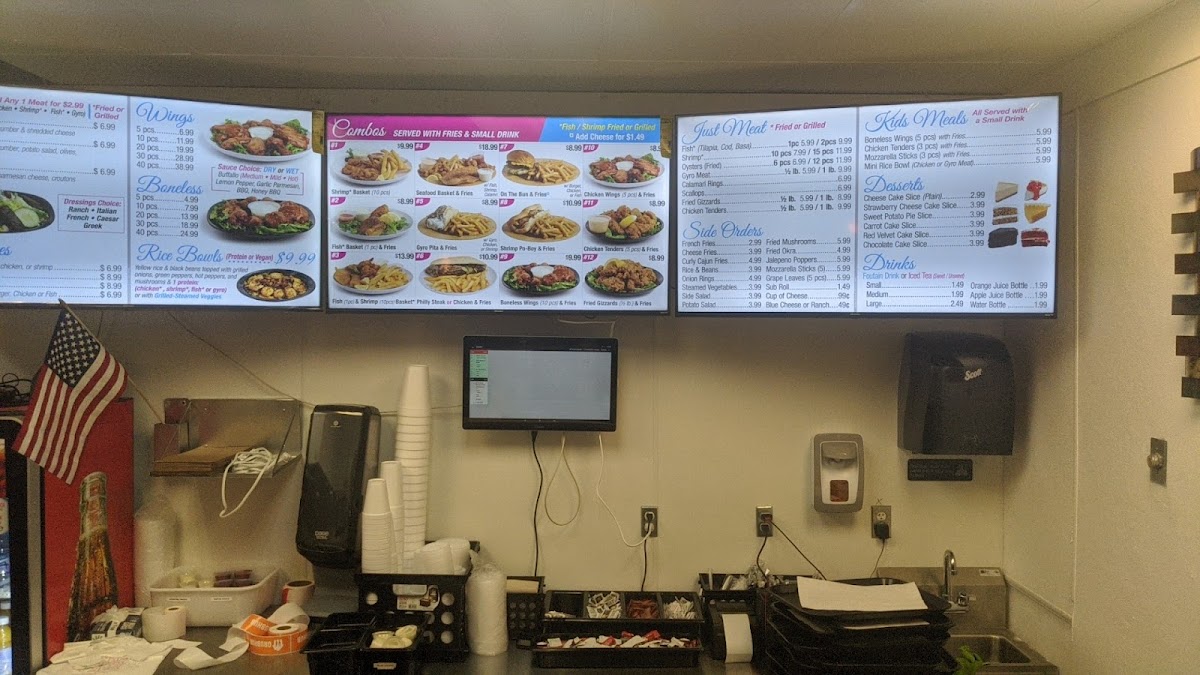Menu Aj's Seafood Chicken & Grill-8