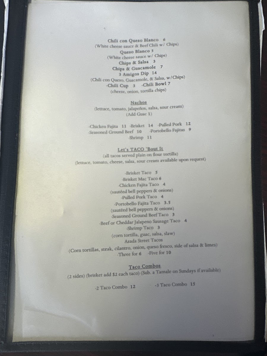 Menu Aj’S Tex-Mex & Bbq-4