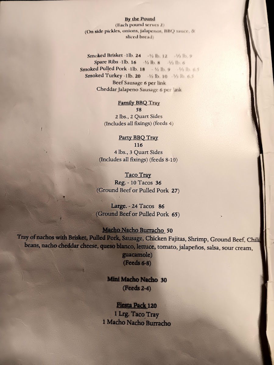Menu Aj’S Tex-Mex & Bbq-9