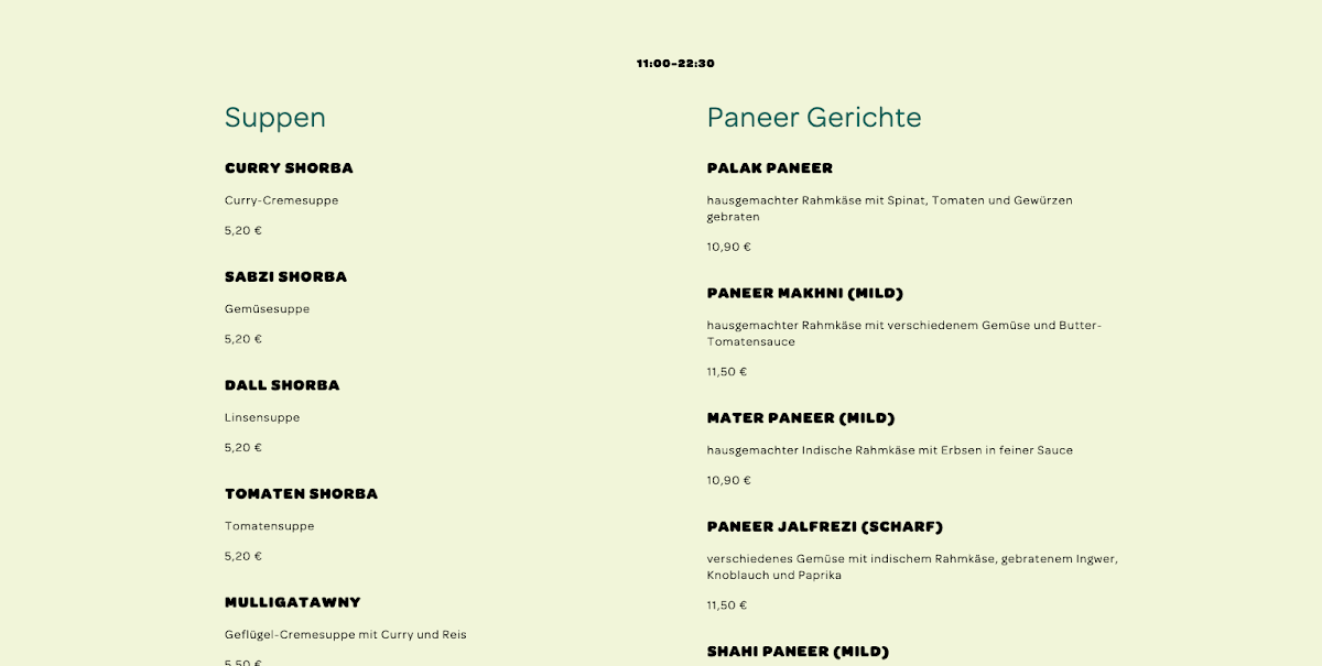 Menu Ajwa Halal Pakistanische Und Indische Spezialitäten-1