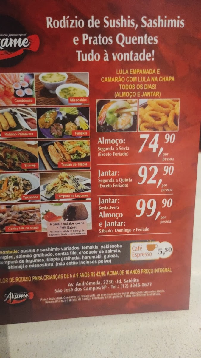 Menu Akame Sushi - São José Dos Campos-5