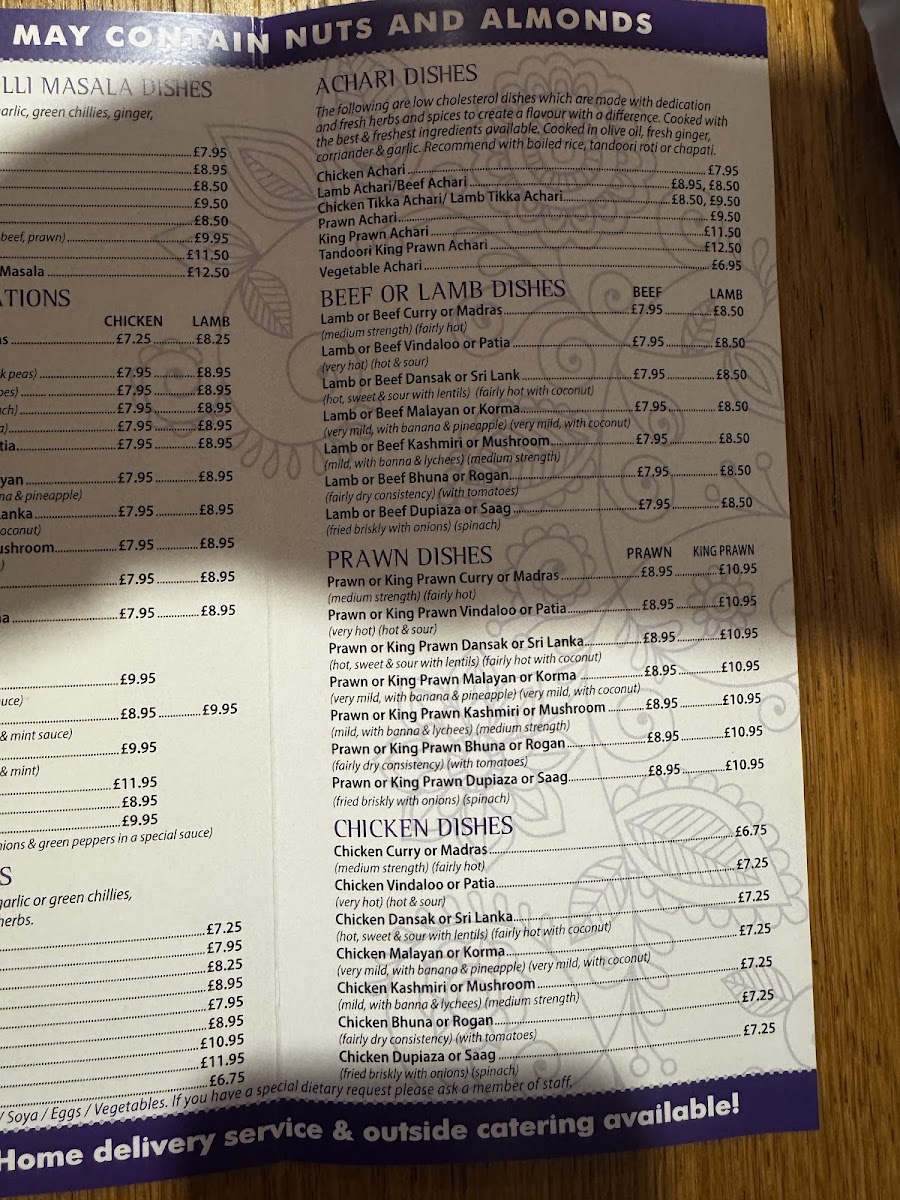 Menu Akash Tandoori Restaurant-2