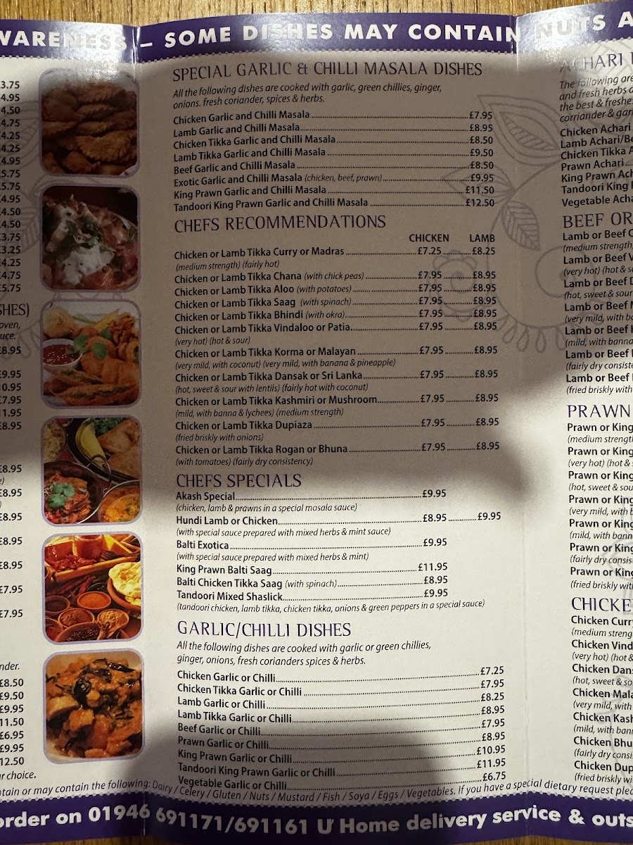 Menu Akash Tandoori Restaurant-4