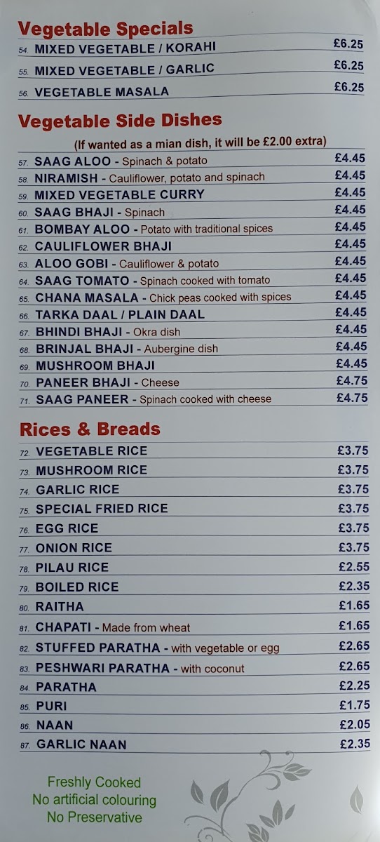 Menu Akash-4