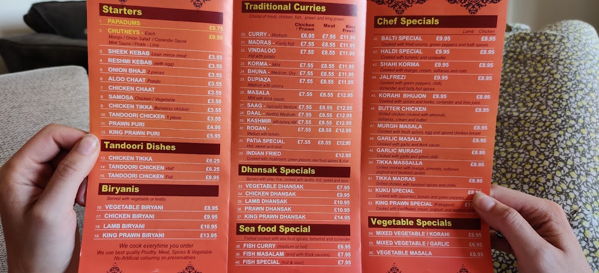 Menu Akash-5