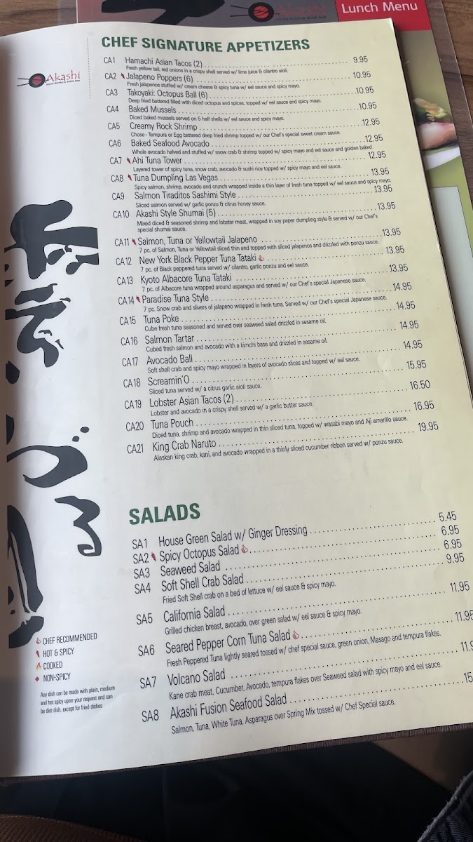 Menu Akashi-5