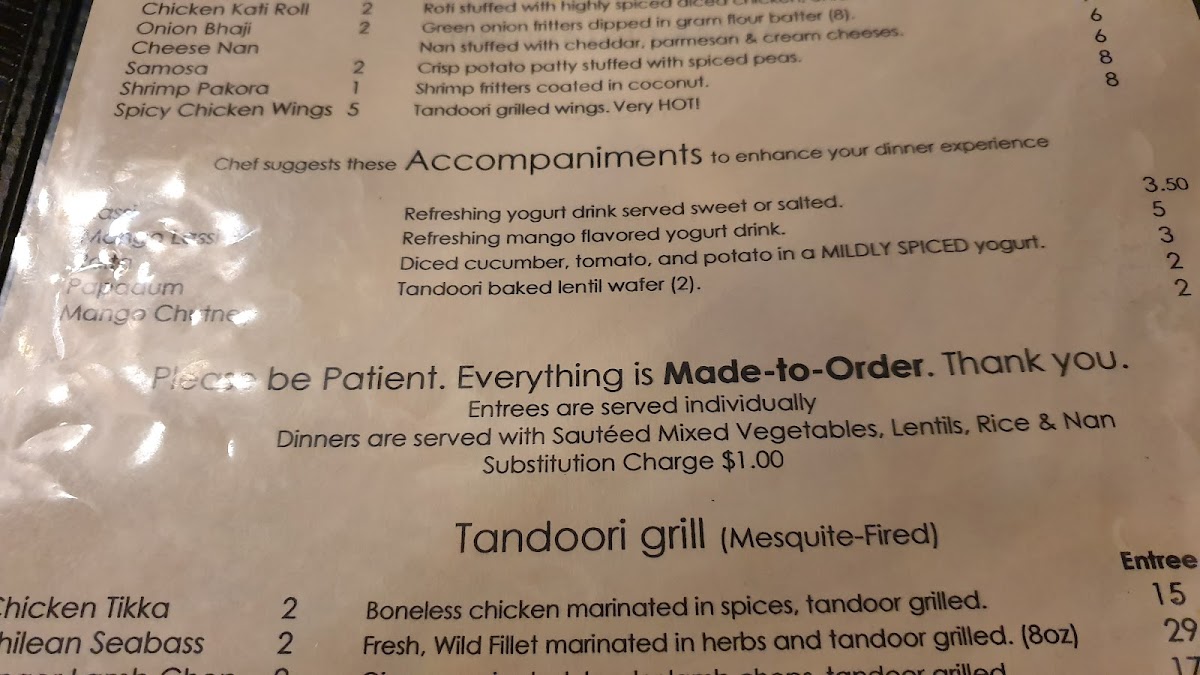 Menu Akbar Cuisine Of India-10