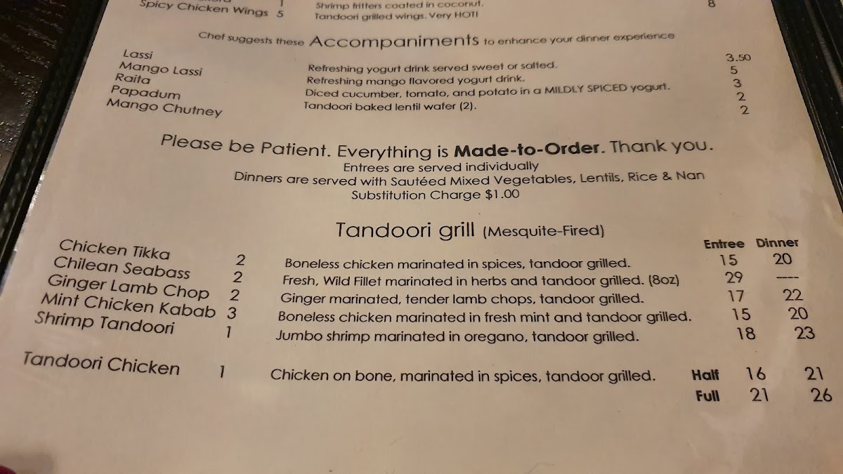 Menu Akbar Cuisine Of India-4