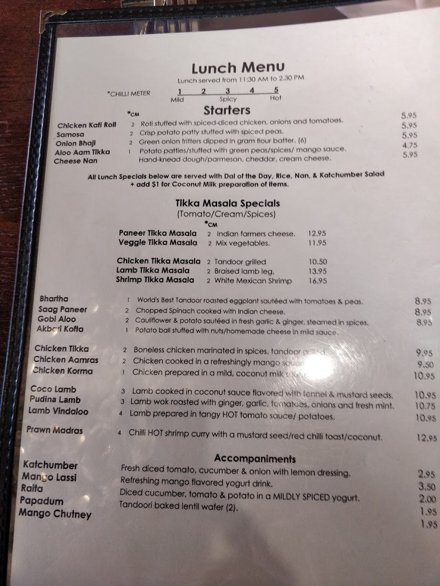 Menu Akbar Cuisine Of India-6