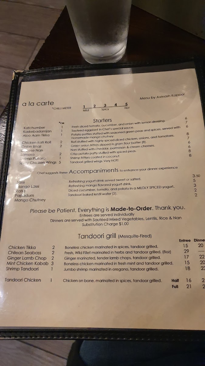 Menu Akbar Cuisine Of India-8