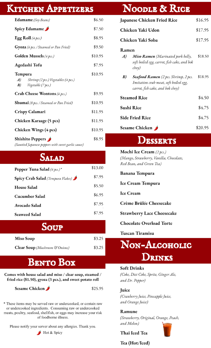 Menu Aki Japanese Cuisine-1