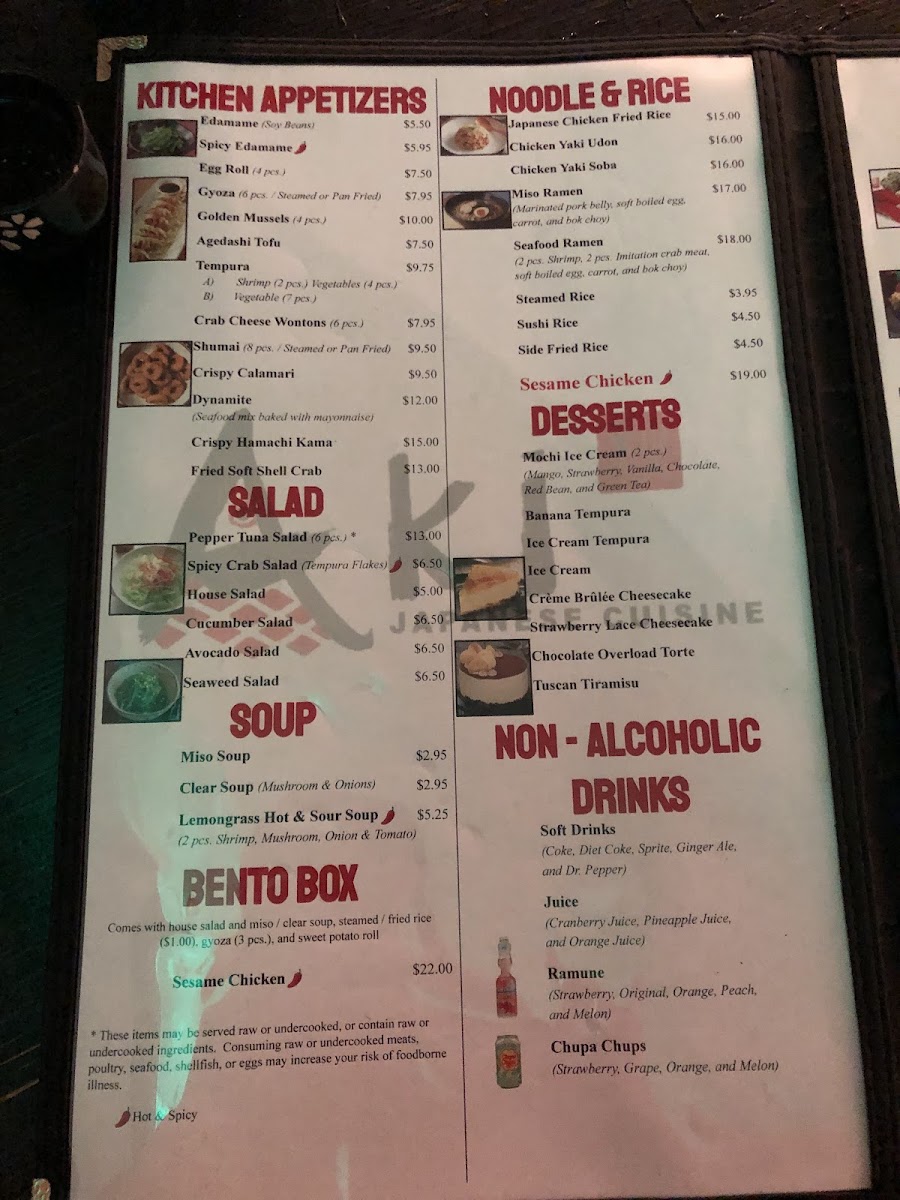 Menu Aki Japanese Cuisine-10