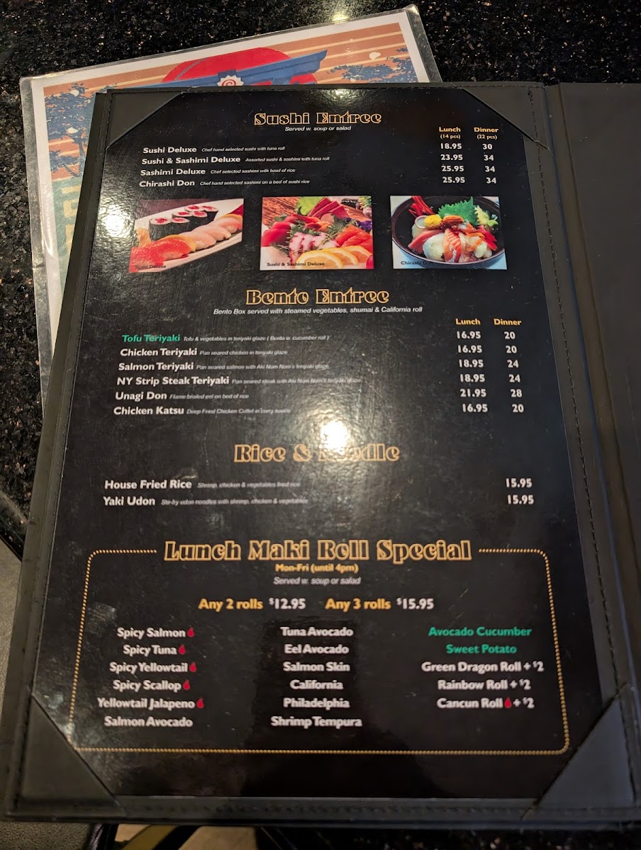 Menu Aki Nom Nom Sushi And Ramen-1