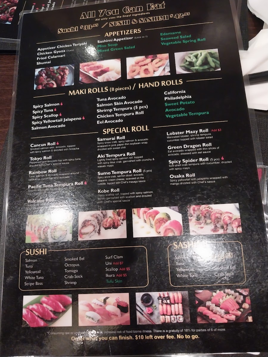Menu Aki Nom Nom Sushi And Ramen-3