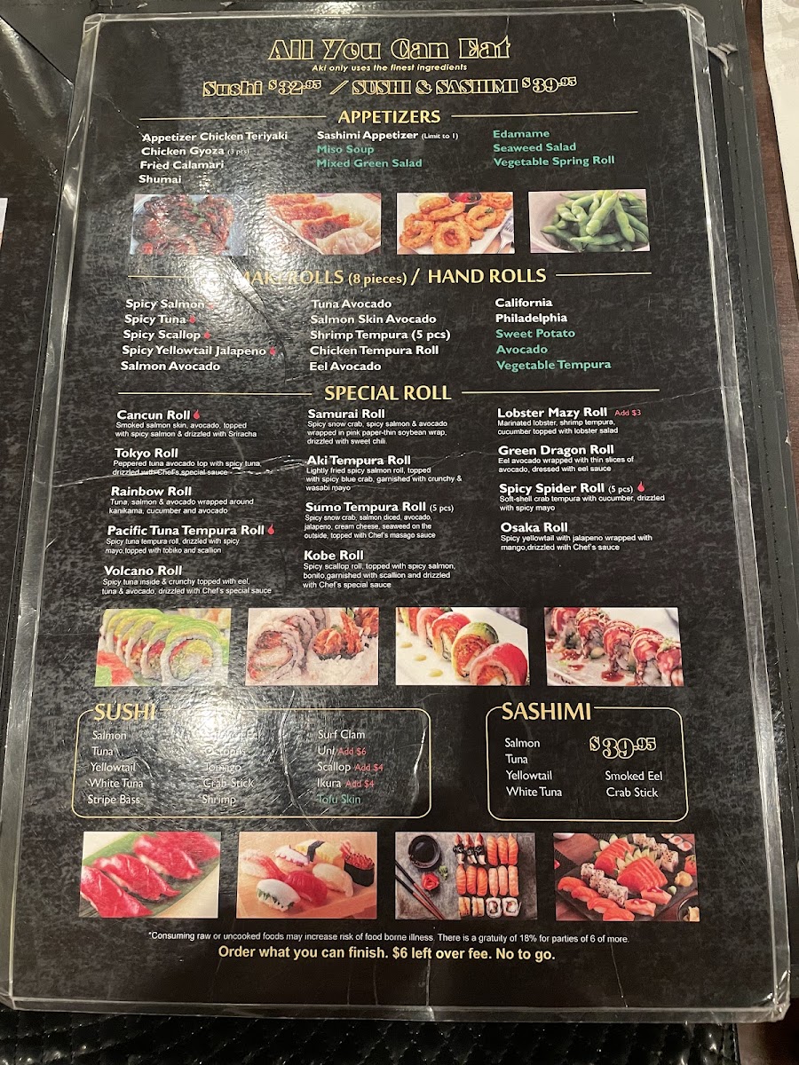 Menu Aki Nom Nom Sushi And Ramen-5