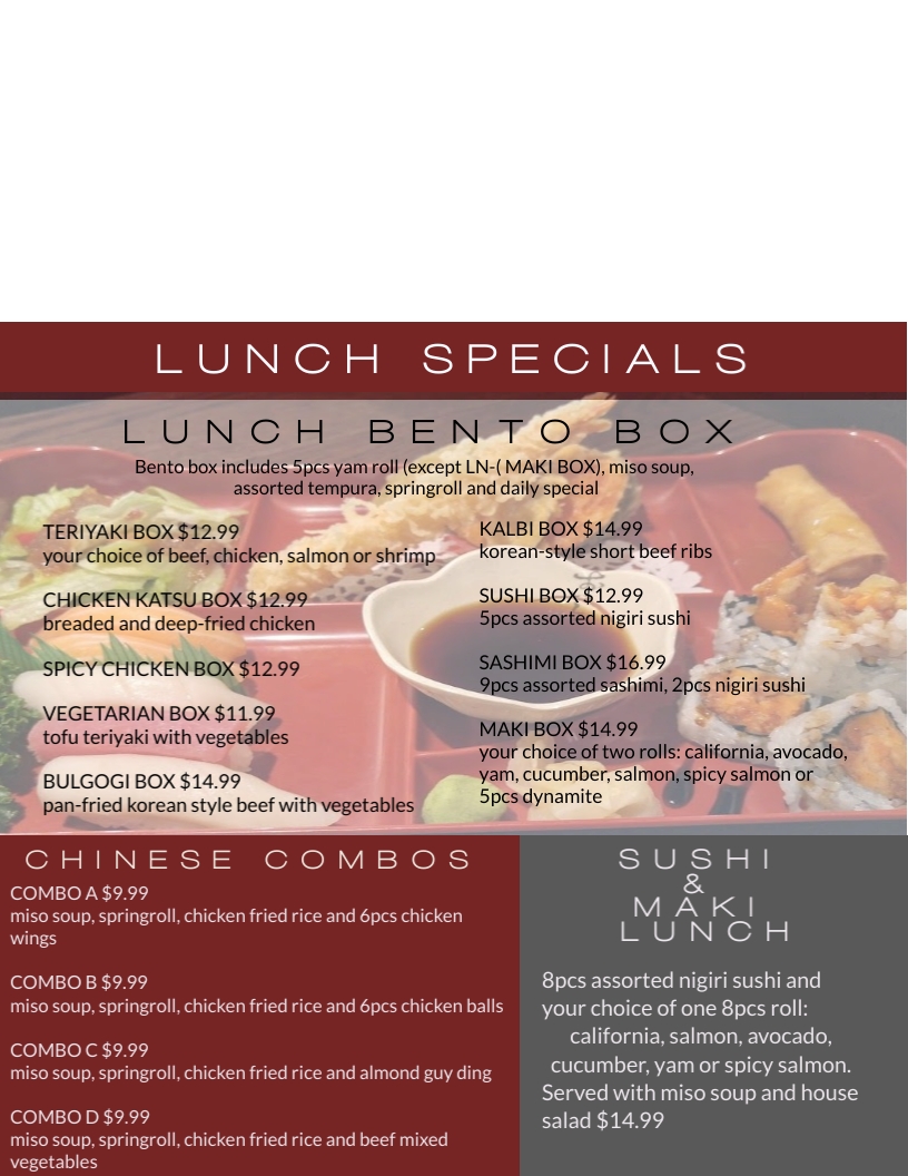 Menu Akima House-4