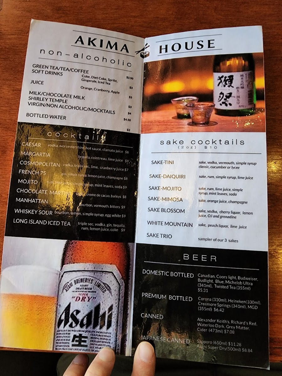 Menu Akima House-6