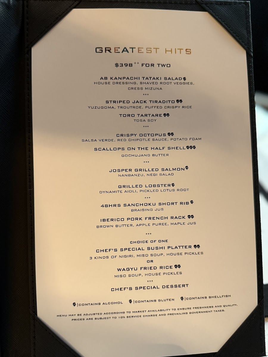 Menu Akira Back-9