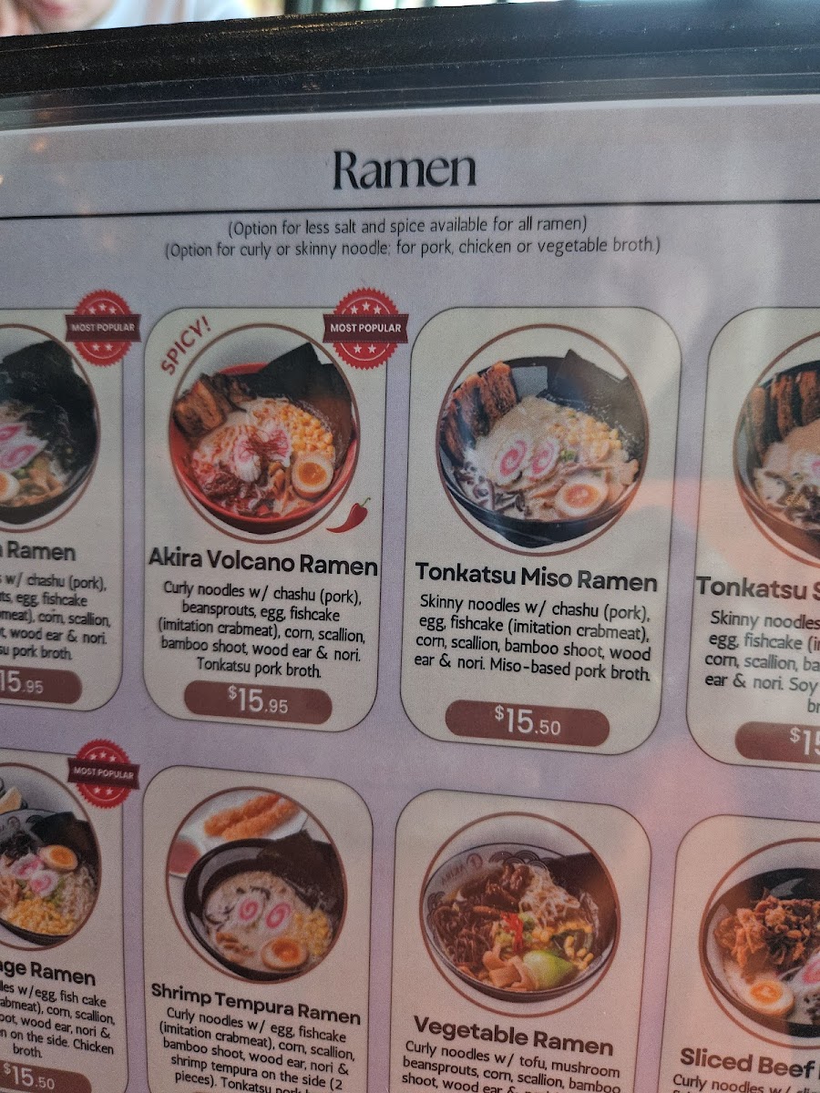 Menu Akira Ramen And Izakaya-5