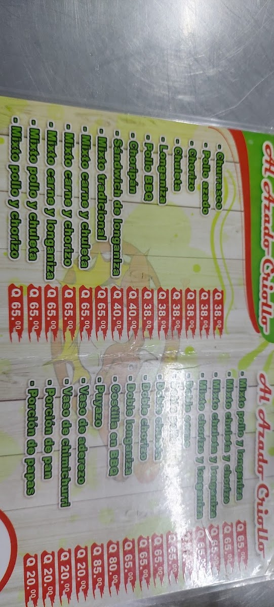 Menu Al Asado Criollo-7