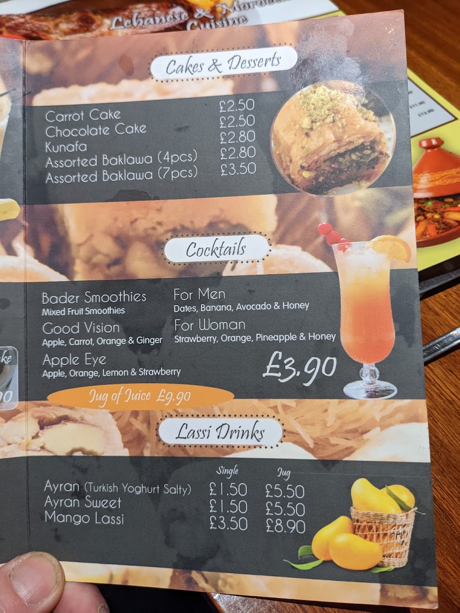 Menu Al-Bader Restaurant Coventry-10