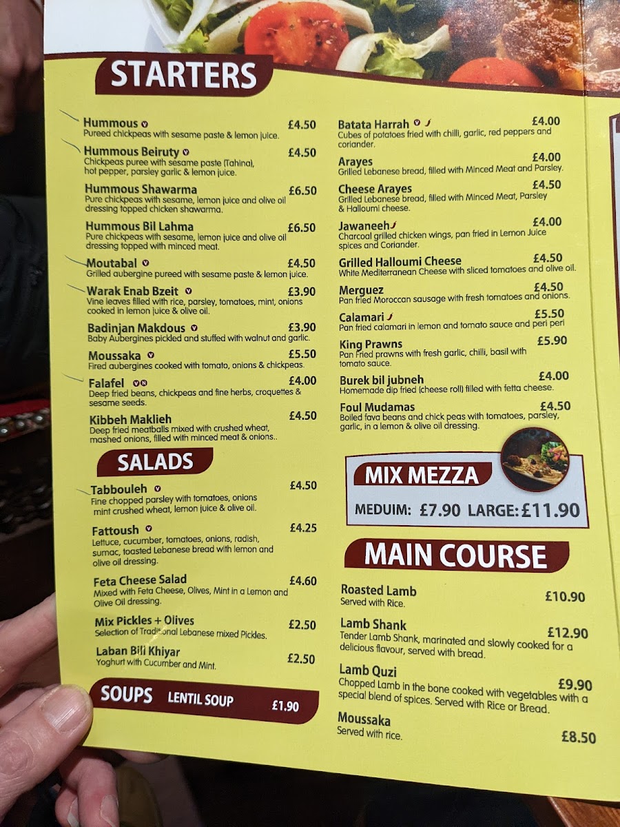 Menu Al-Bader Restaurant Coventry-2