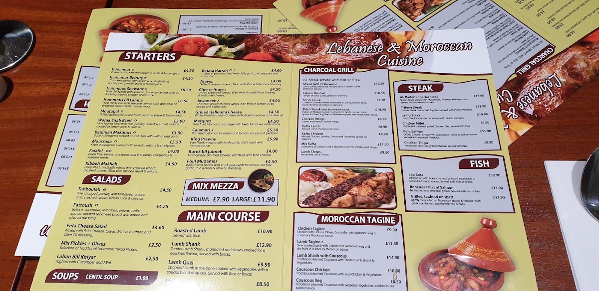 Menu Al-Bader Restaurant Coventry-6