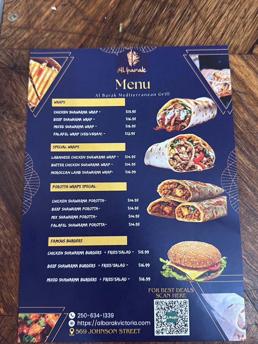 Menu Al Barak Mediterranean Grill-2