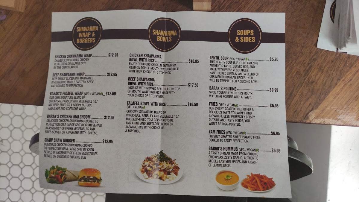 Menu Al Barak Mediterranean Grill-4