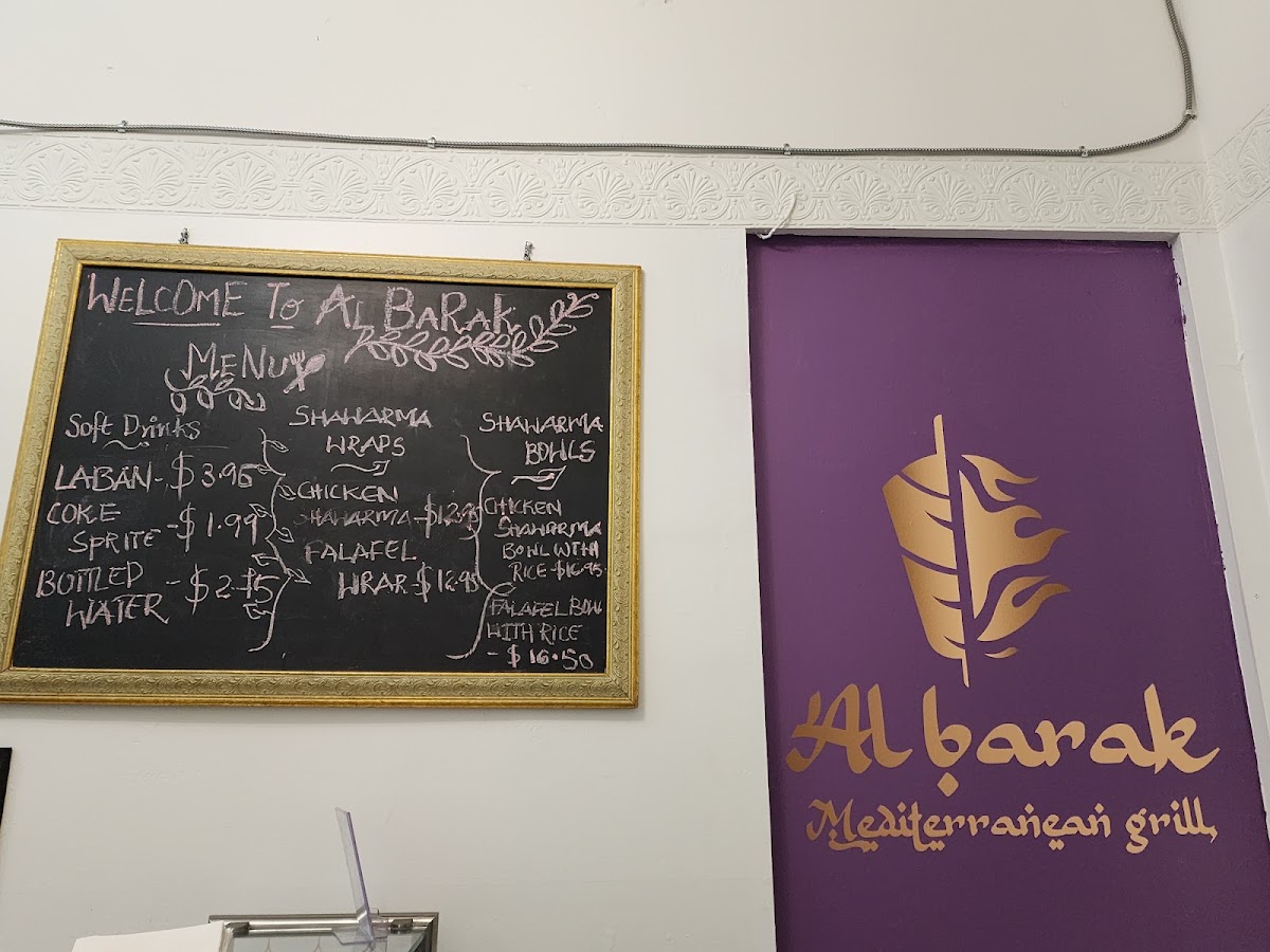 Menu Al Barak Mediterranean Grill-8