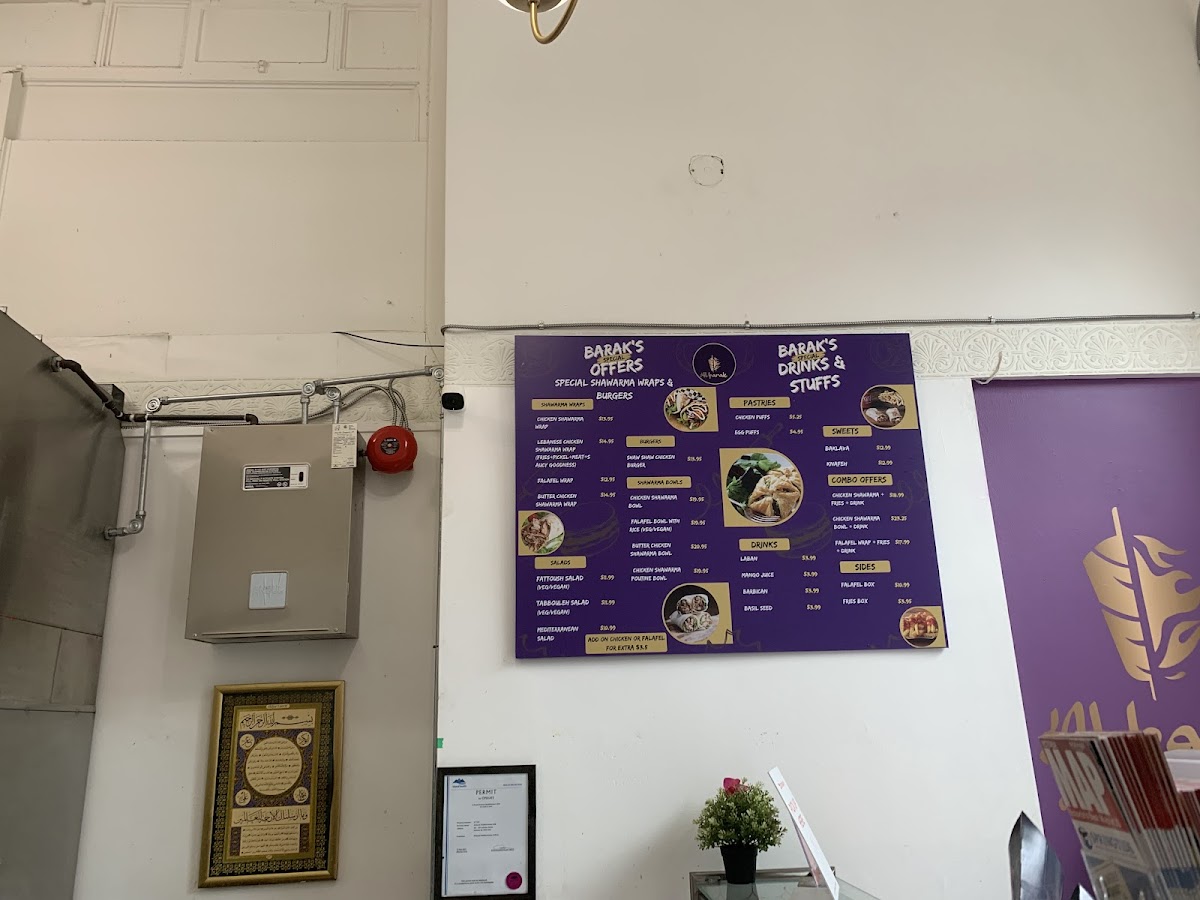 Menu Al Barak Mediterranean Grill-9