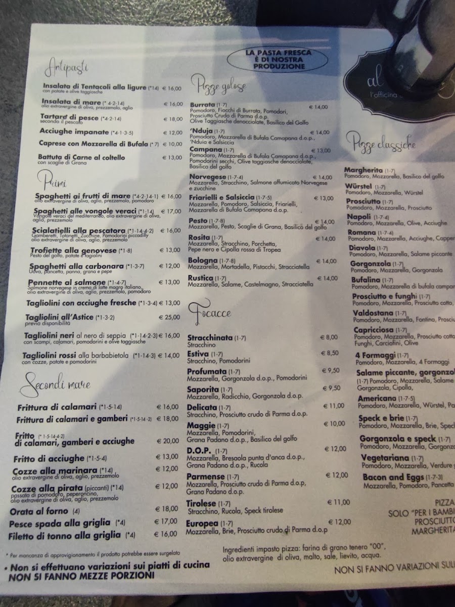 Menu Al Cento 16 L’Officina Del Gusto-5