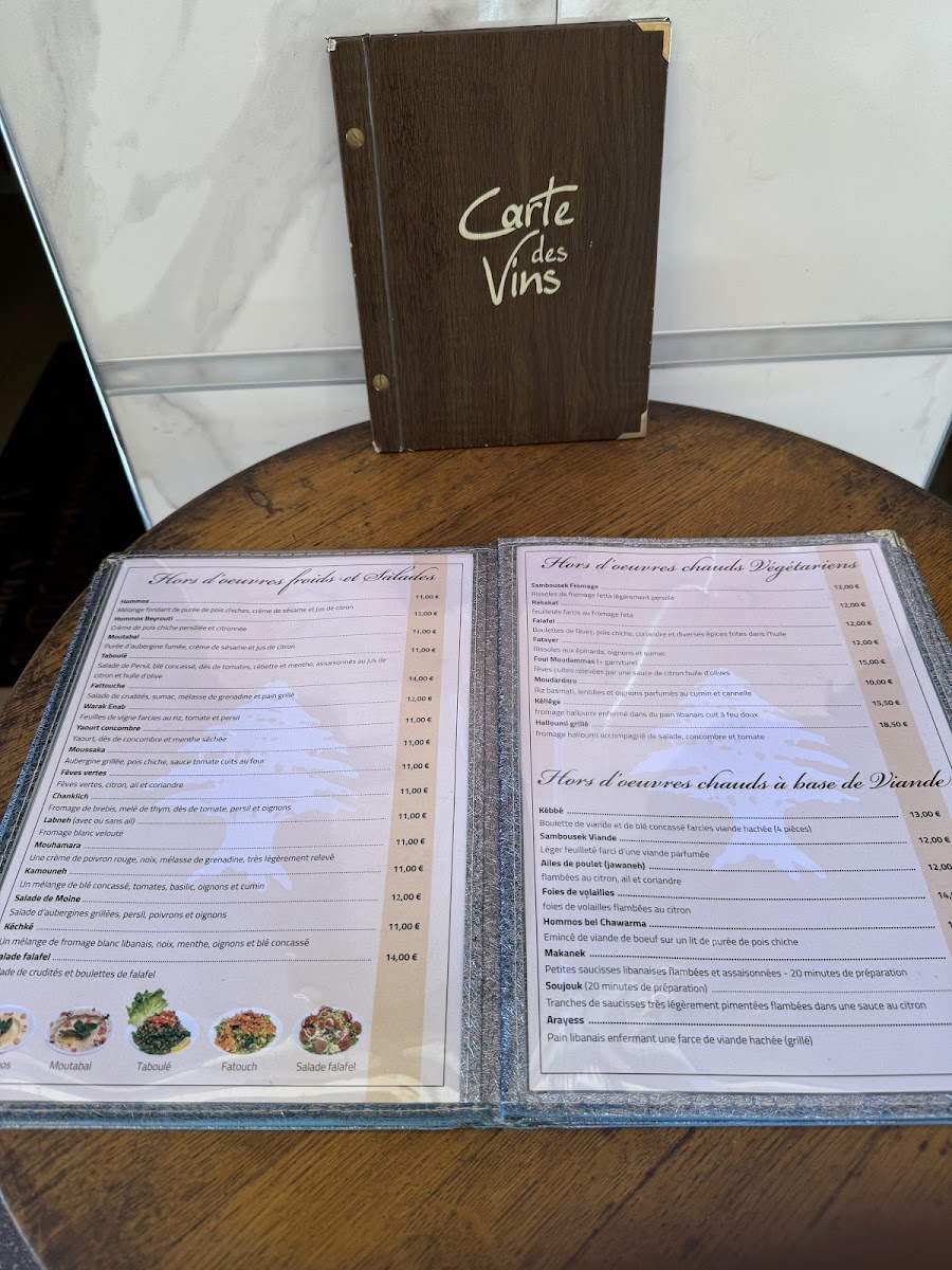 Menu Al Charq-1