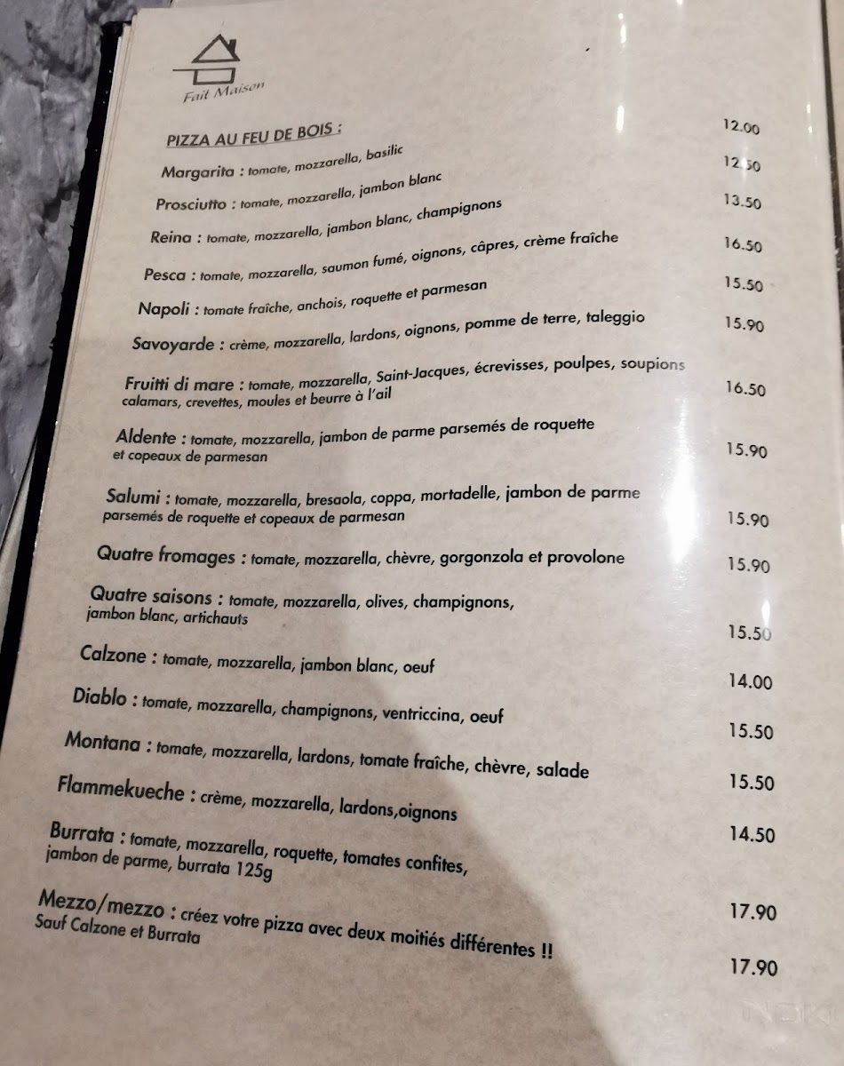 Menu Al Dente - Restaurant Italien À Agen-1