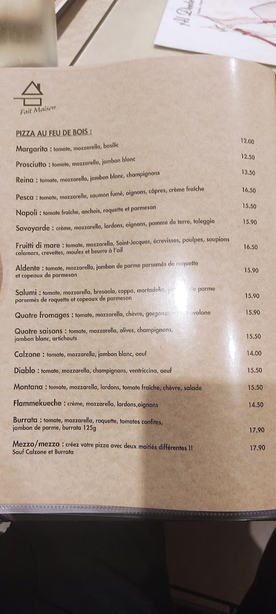 Menu Al Dente - Restaurant Italien À Agen-3