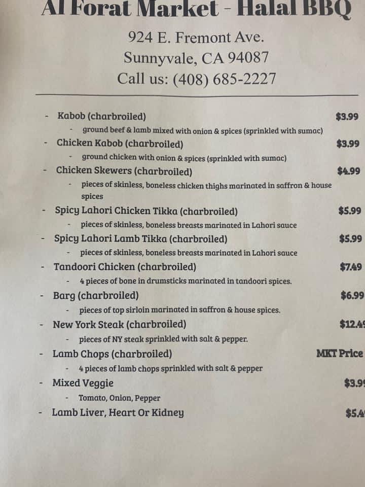 Menu Al Forat Market-3