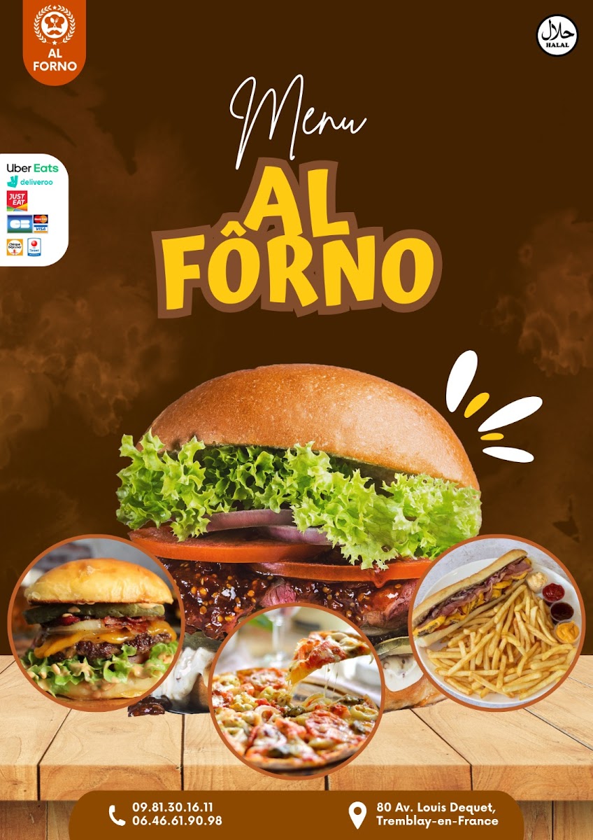 Menu Al Fôrno - Pizza Burger Cheese Naan-10
