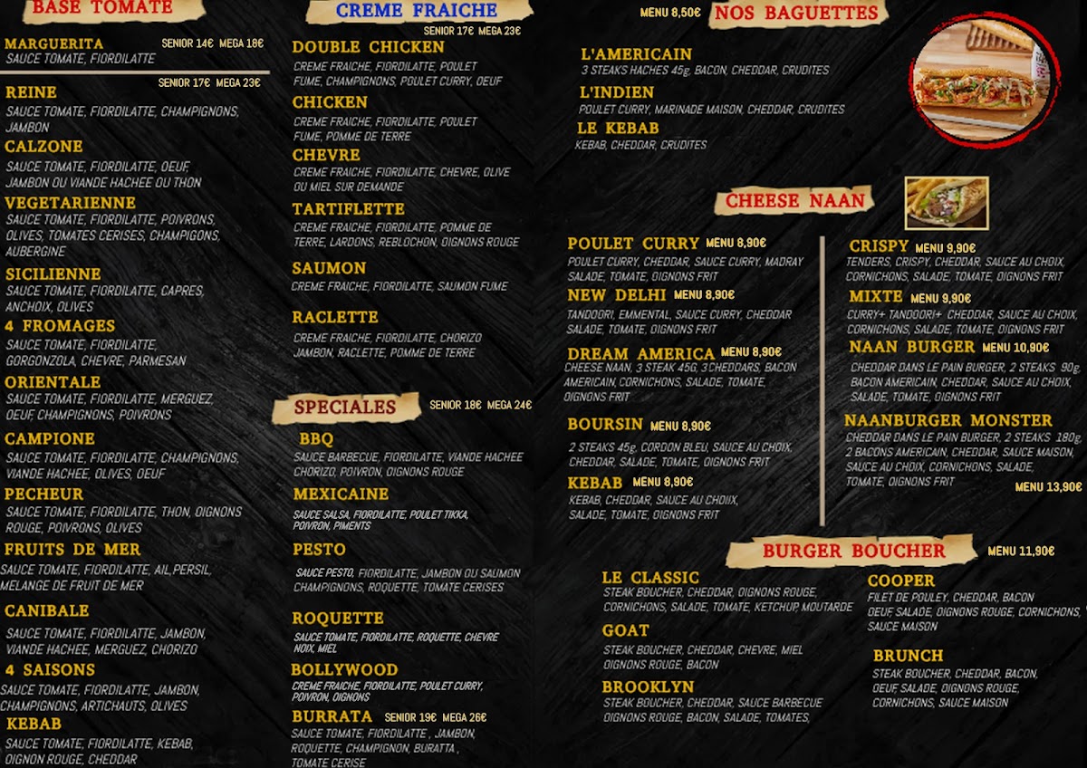 Menu Al Fôrno - Pizza Burger Cheese Naan-9