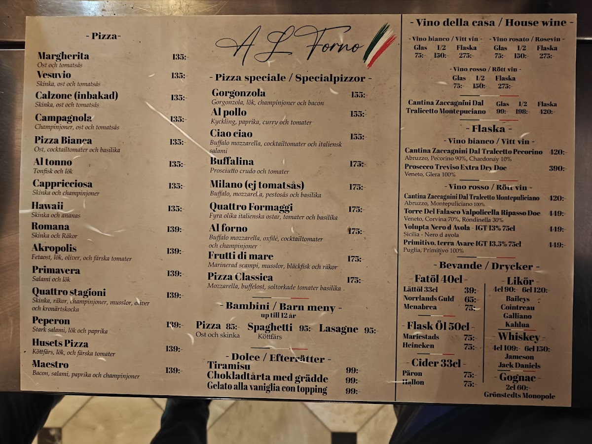 Menu Al Forno Stockholm-1