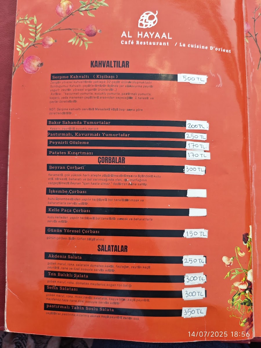 Menu Al Hayaal Cafe Restaurant-6